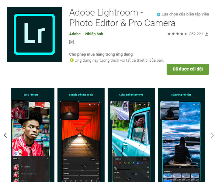 Adobe Lightroom - Photo Editor & Pro Camera