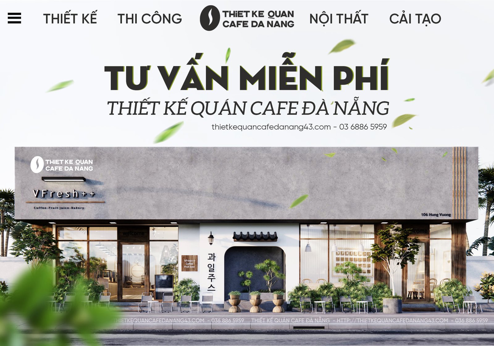 THIẾT KẾ QUÁN CAFE ĐÀ NẴNG